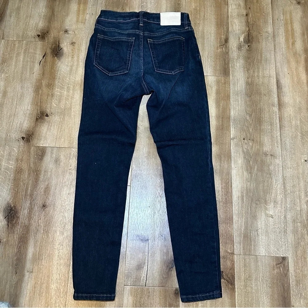 Everlane The Curvy High Rise Skinny Jeans Size 25 Inseam Approx 26”